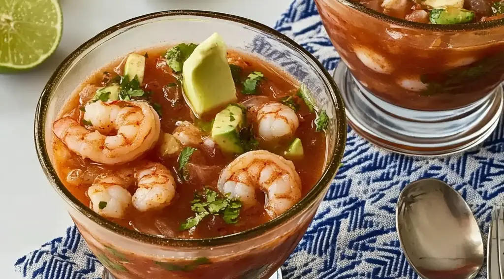 Authentic Mexican Shrimp Cocktail