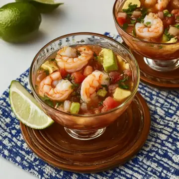 Authentic Mexican Shrimp Cocktail (Coctel de Camarones estilo Mexicano)