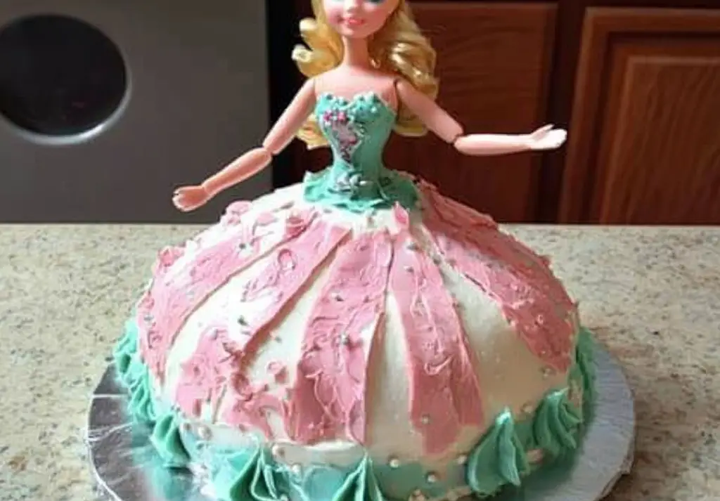 Barbie Doll Cake