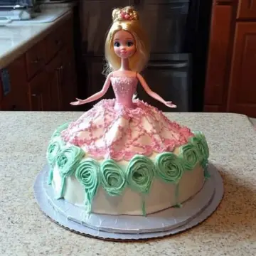 Barbie Doll Cake