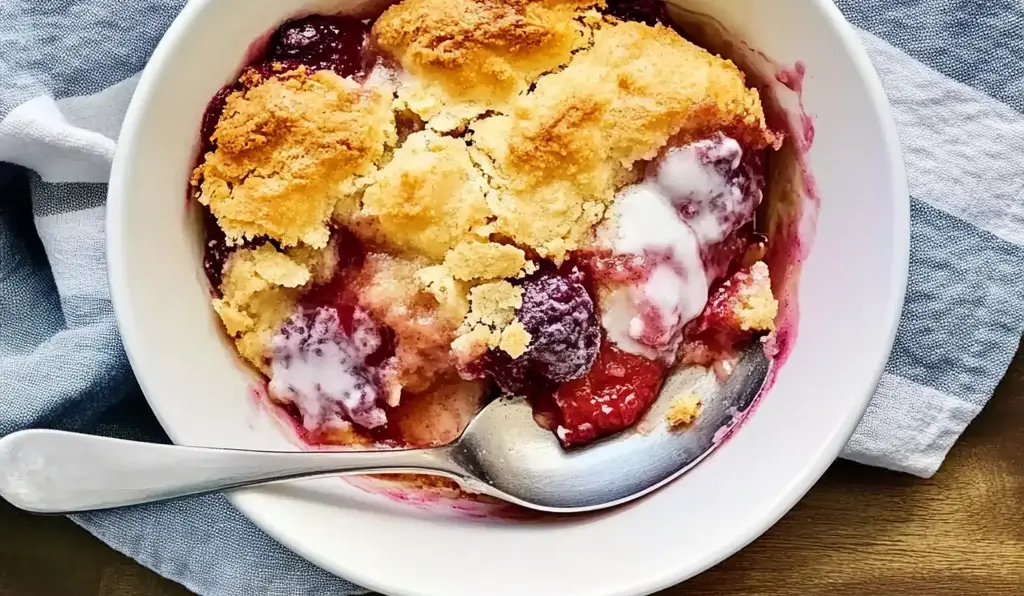 Easy Batter Fruit Cobbler