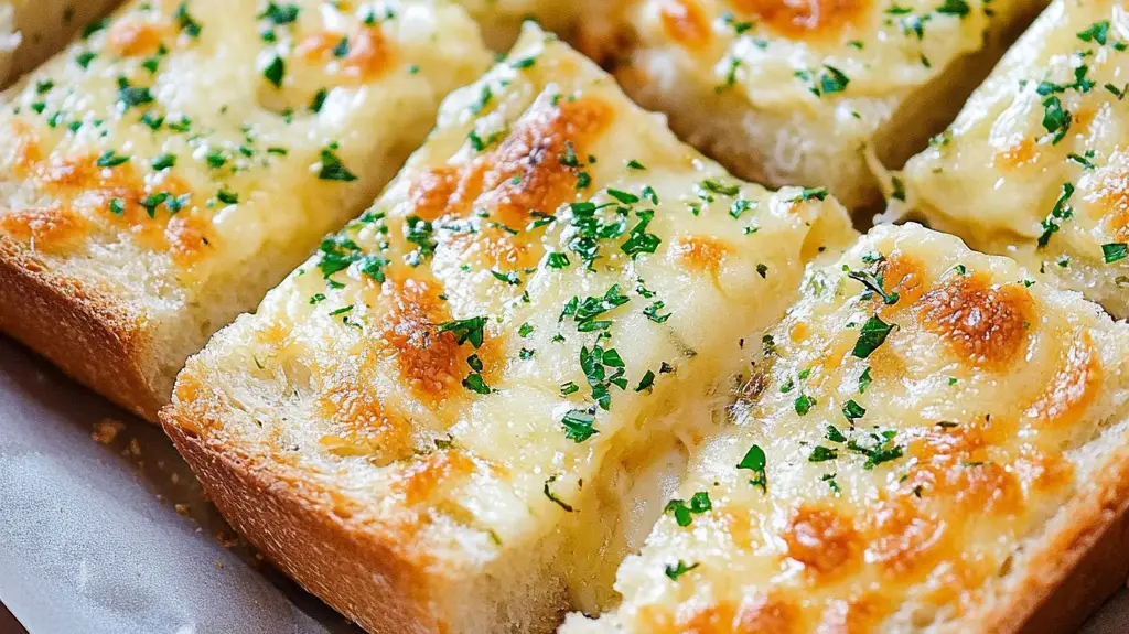 Cheesy Garlic Bread Recipe