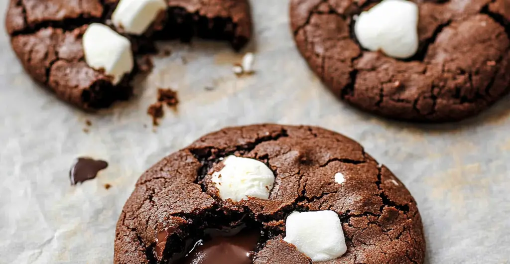 Chocolate Marshmallow Cookies