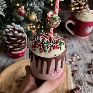 Christmas Chocolate Hot Cups