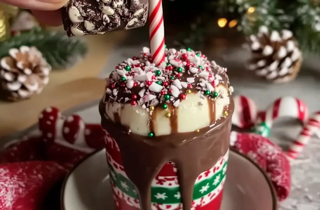 Christmas Chocolate Hot Cups