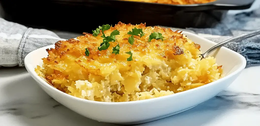 Copycat Cracker Barrel Hashbrown Casserole