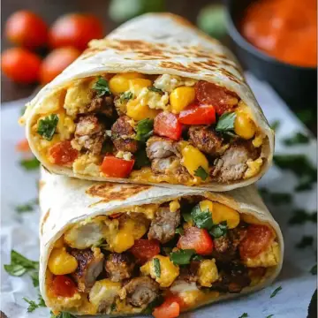 Freezer Breakfast Burritos