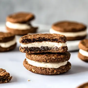 Incredible Gingerbread Oatmeal Cream Pies