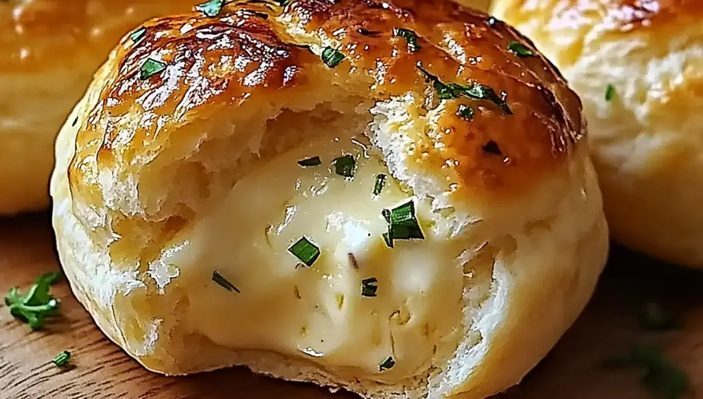 Pillsbury Biscuit Garlic Butter Cheese Bombs