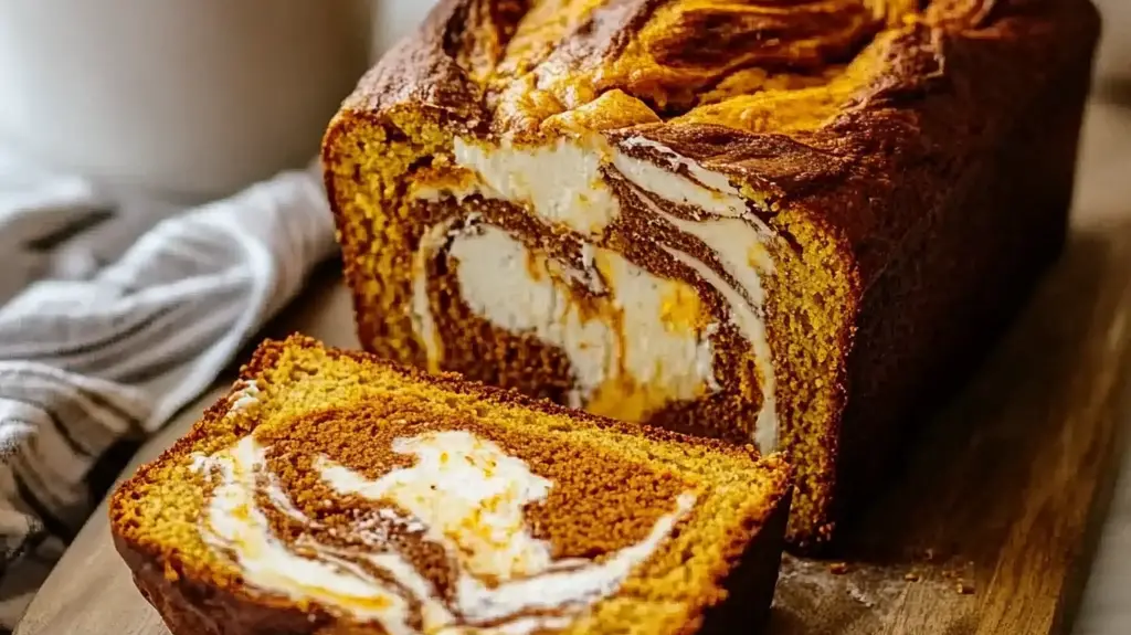 Pumpkin Cream Cheese Bread