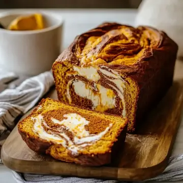 Pumpkin Cream Cheese Bread