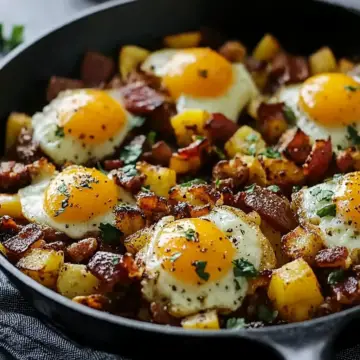 Simple Loaded Breakfast Skillet