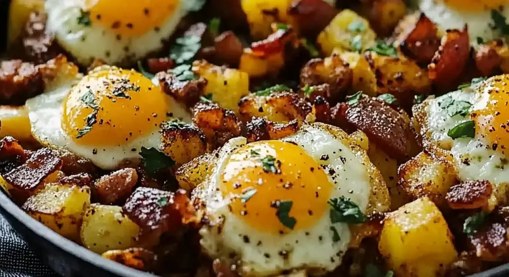 Simple Loaded Breakfast Skillet